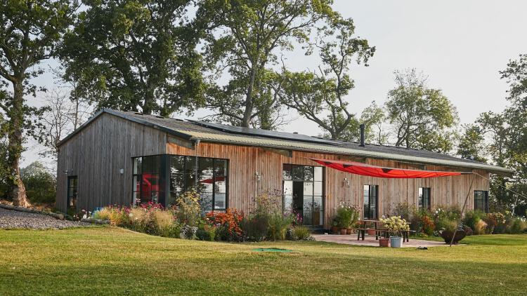 architects barn conversion exterior summer