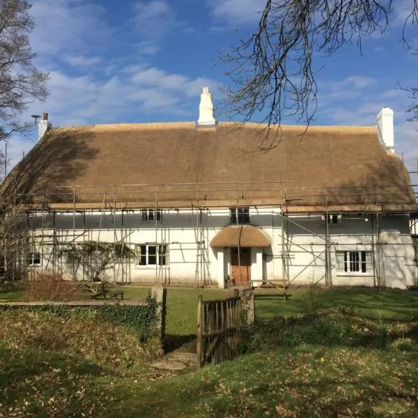 1235 Thatched Devon Cottage Architects renovation new thatch v2