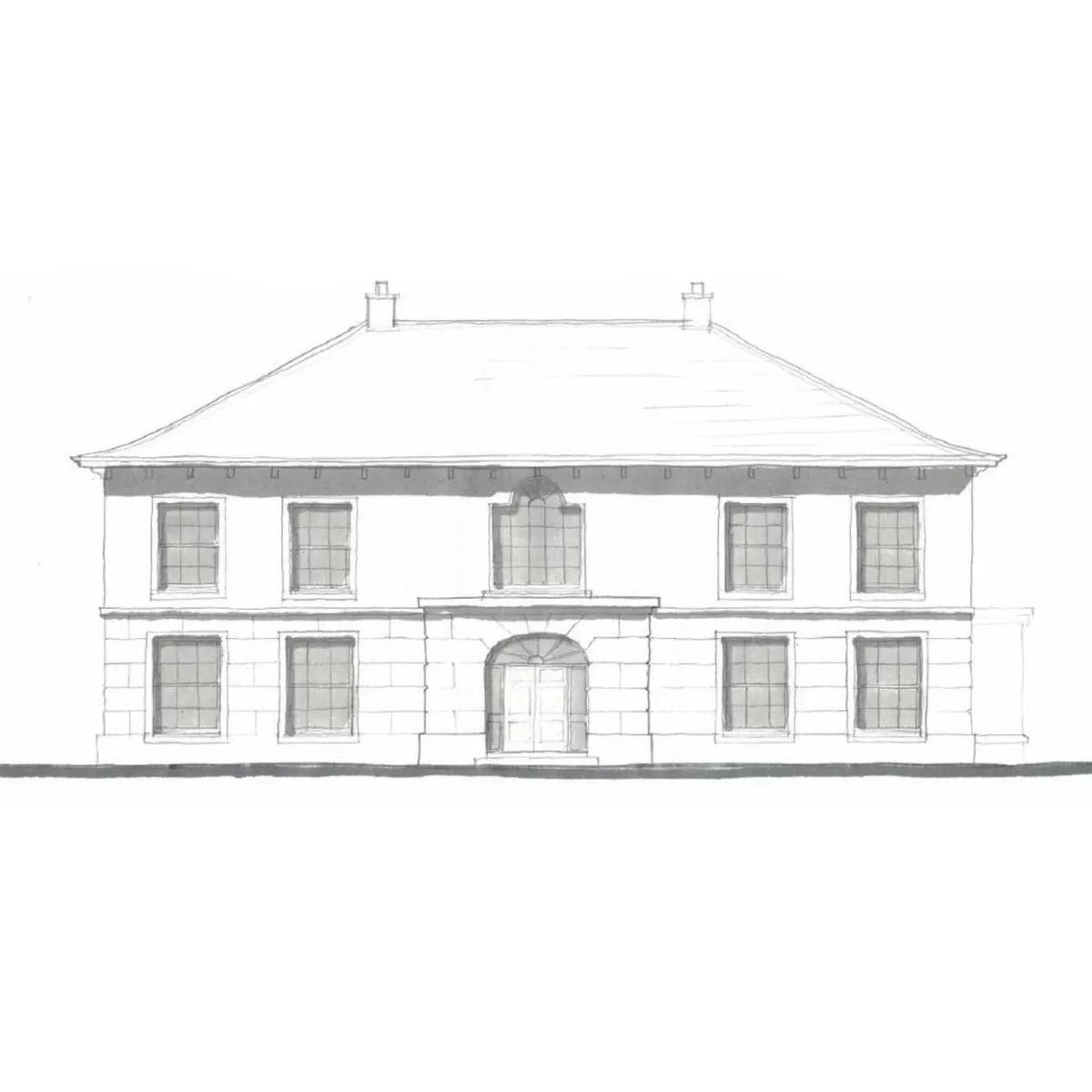 1302 Georgian style house taunton 1