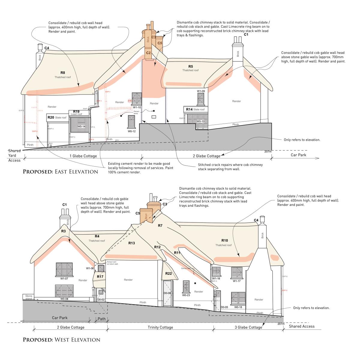 1466 Architects renovation cottages Devon 1
