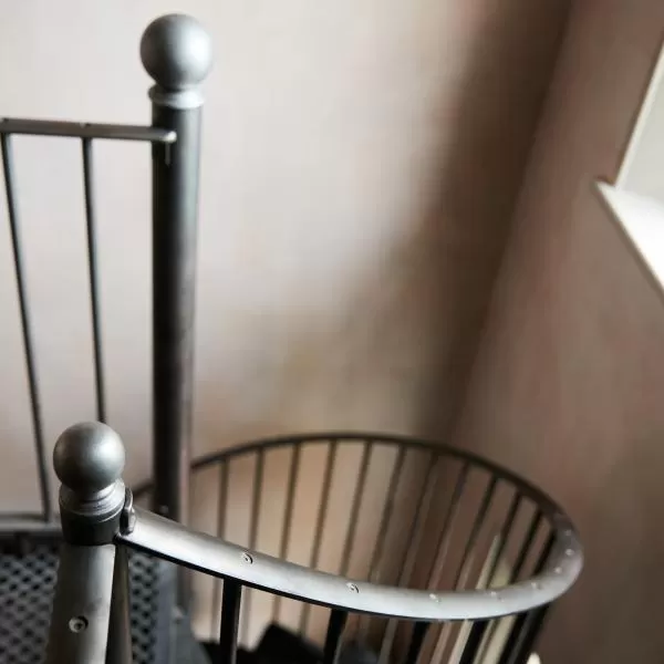 Architect designed mezzanine in listed house Custom