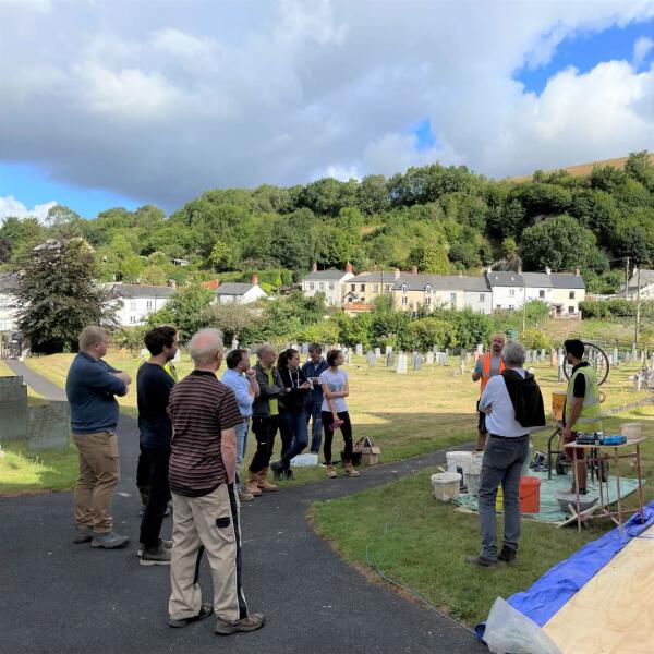 Devon Somerset team CPD lime pointing 1