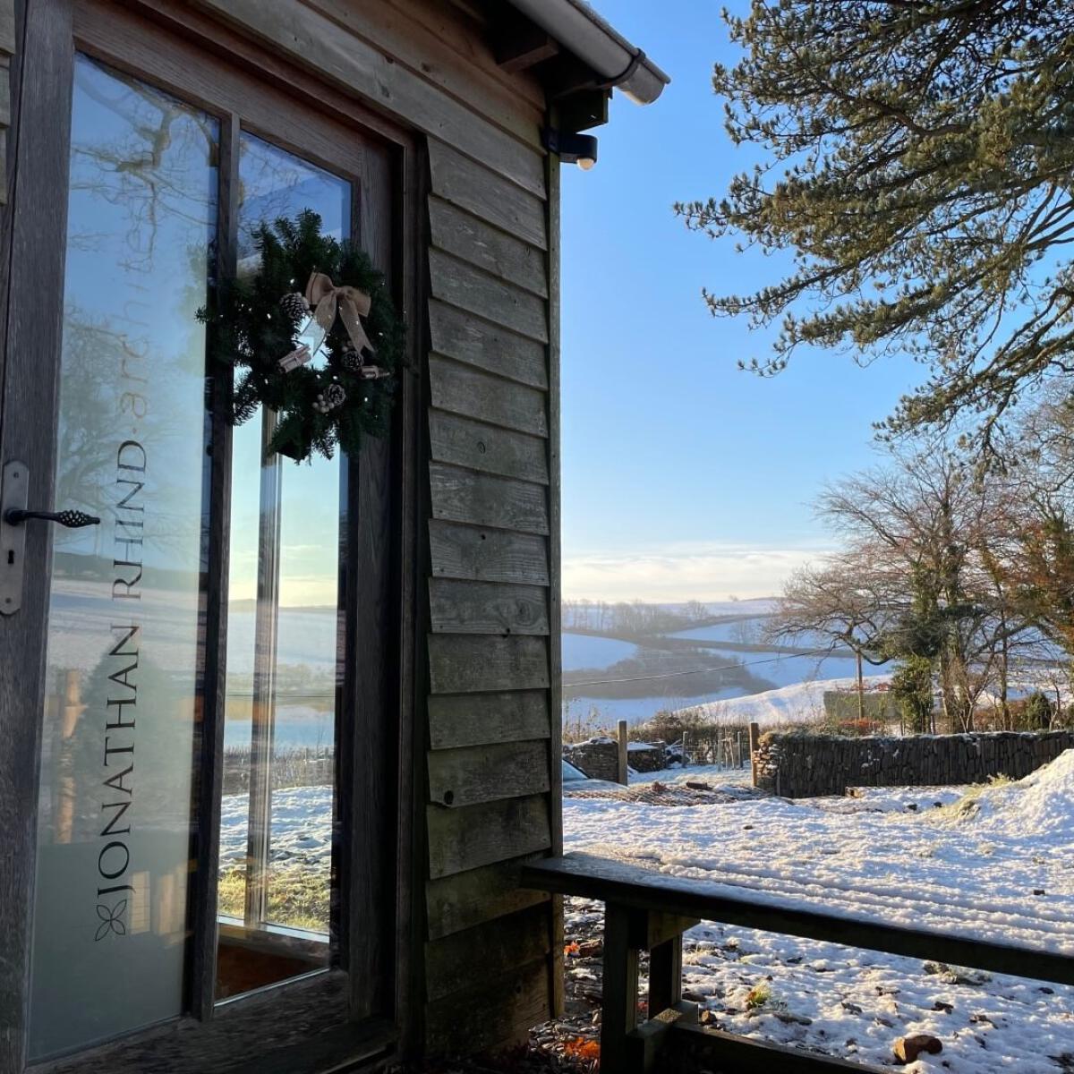 Jonathan Rhind Architects Devon snowy office