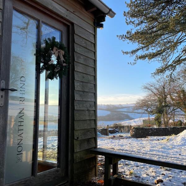 Jonathan Rhind Architects Devon snowy office