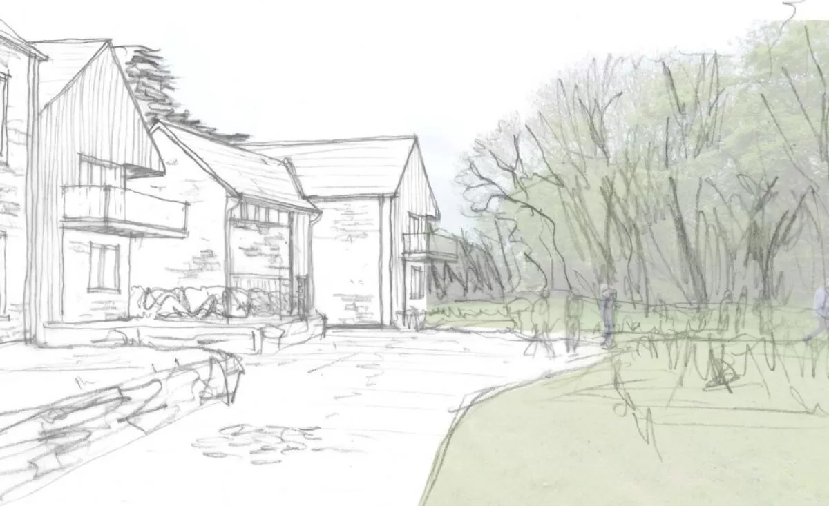 Scheduled monument development sketch