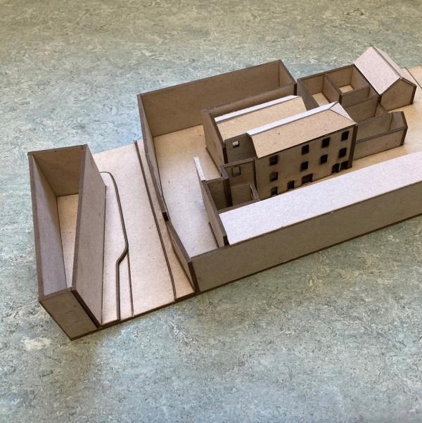 The Globe Devon Architects model Copy