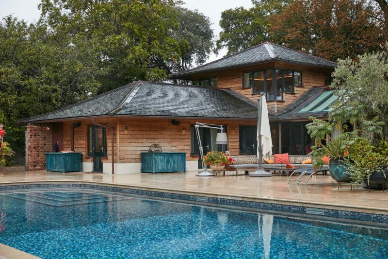 Architect new build pool house 6