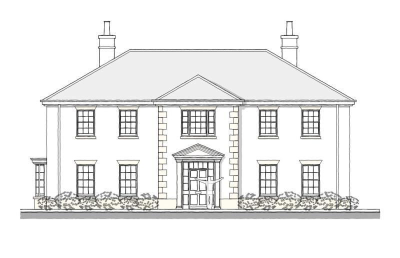project page 1123 new build Georgian house 1
