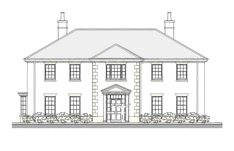 project page 1123 new build Georgian house 1