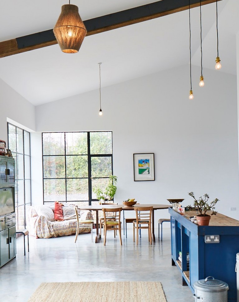 1 architects barn conversion lofty interior