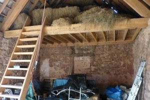5 barn conversion annexe mezzanine before