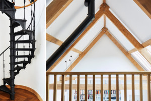 8 barn conversion annexe mezzanine stove
