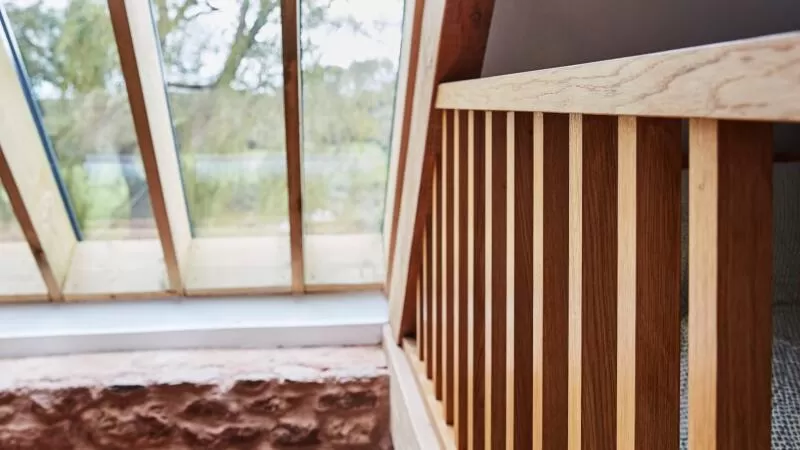 9 barn conversion annexe mezzanine detail