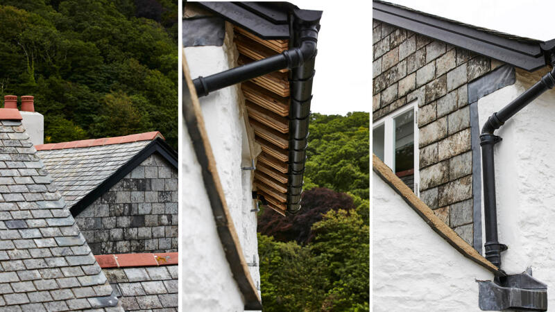 Mill House conservation devon roof detail