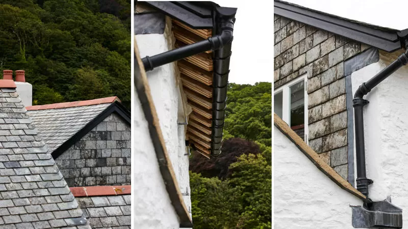 Mill House conservation devon roof detail