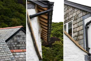 Mill House conservation devon roof detail