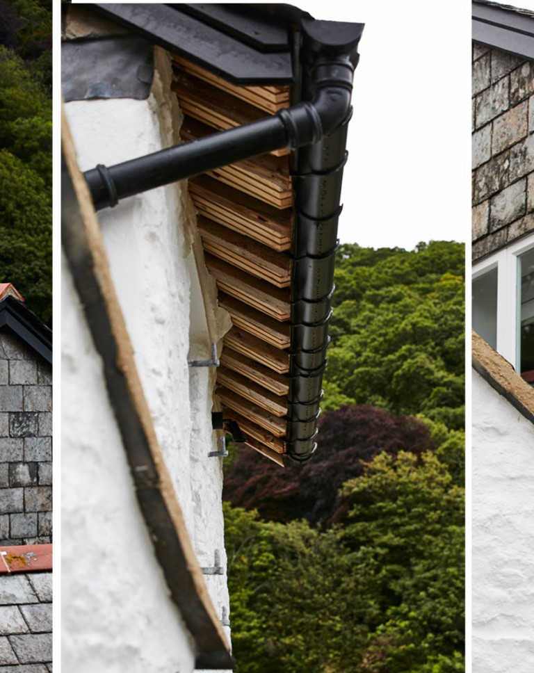 Mill House conservation devon roof detail