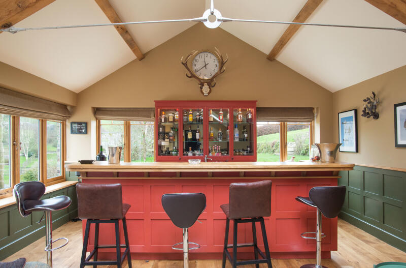 victorian shooting lodge devon architects games room interior