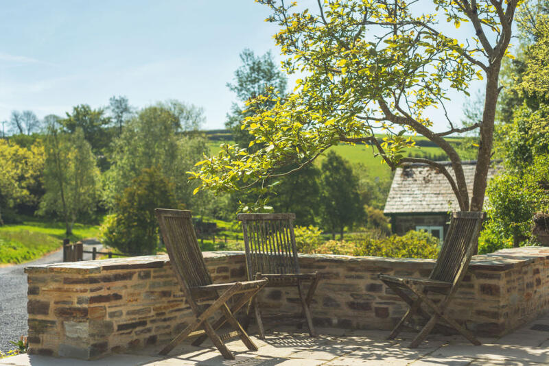 victorian shooting lodge devon architects terrace view