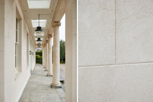 1085 Georgian villa architects renovation exterior colonnade