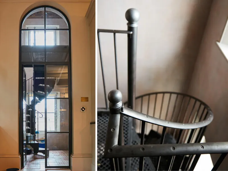1085 Georgian villa architects renovation mezzanine