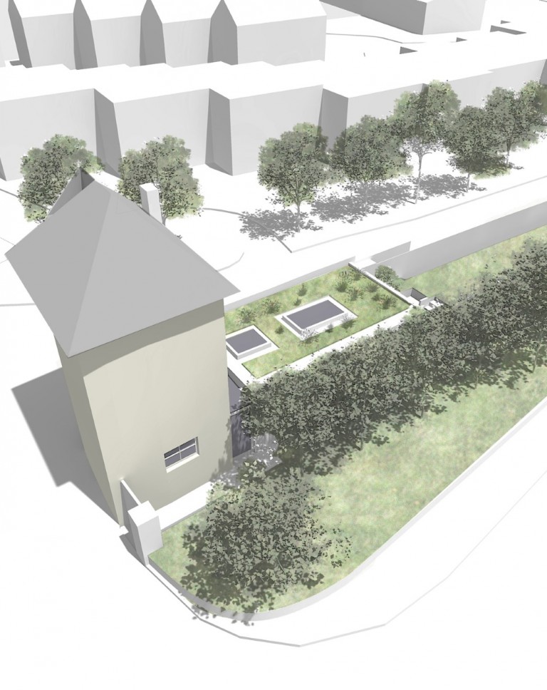 1135 Grade 2 listed house architects modern extension view Custom