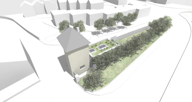 1135 Grade 2 listed house architects modern extension view Custom