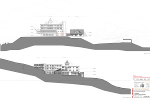 Burgh Island Architects Proposed South and East Elevations