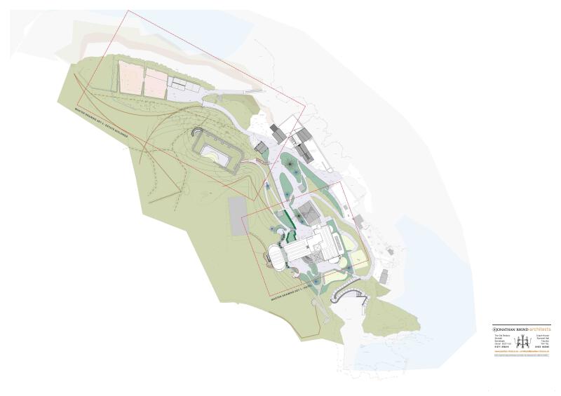 Burgh Island Architects design site plan