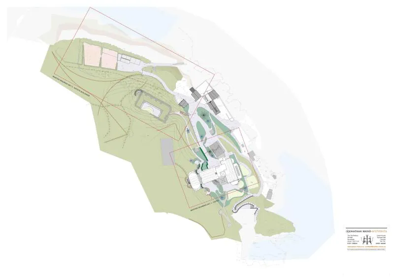 Burgh Island Architects design site plan
