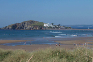 View of the proposals from the mainland
