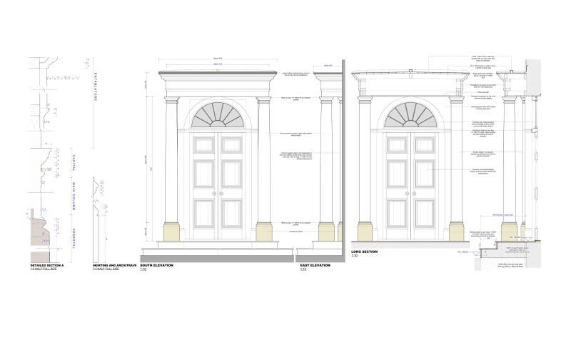 12 1216 Woolsery Grade II listed Manor porch Custom