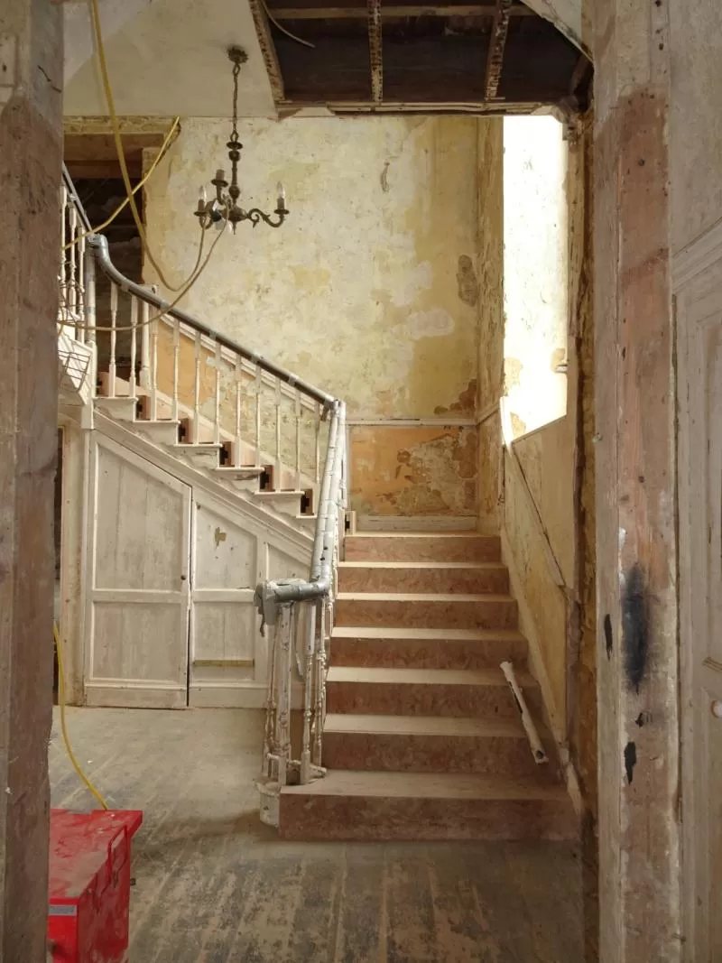 1216 Woolsery Manor stair detail 2