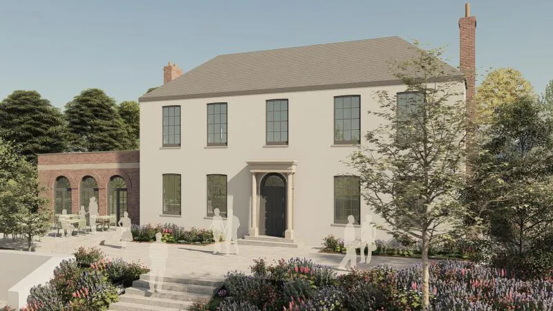 4 1216 Woolsery Grade II listed Manor render front