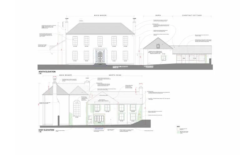 5 1216 Woolsery Grade II listed Manor elevations Custom 1 Custom v2