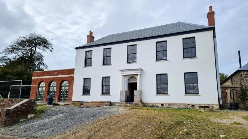 6 1216 Woolsery Grade II listed Manor front 2023 2 tidied