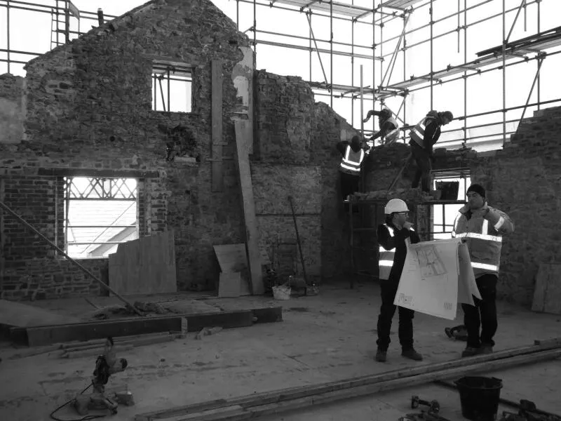 Woolsery shop Architects renovation Devon 5 BW