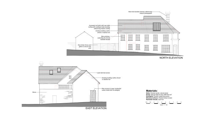 1212 Architects Devon Shop elevations