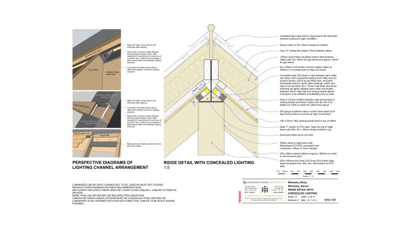 1212 Devon Architects Woolsery suites ridge detail v2