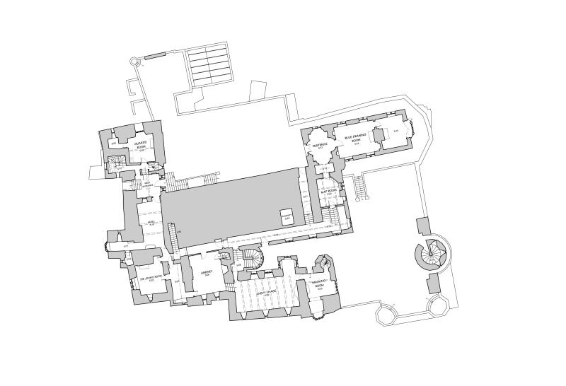 Architects Cornwall St Michaels Mount plan