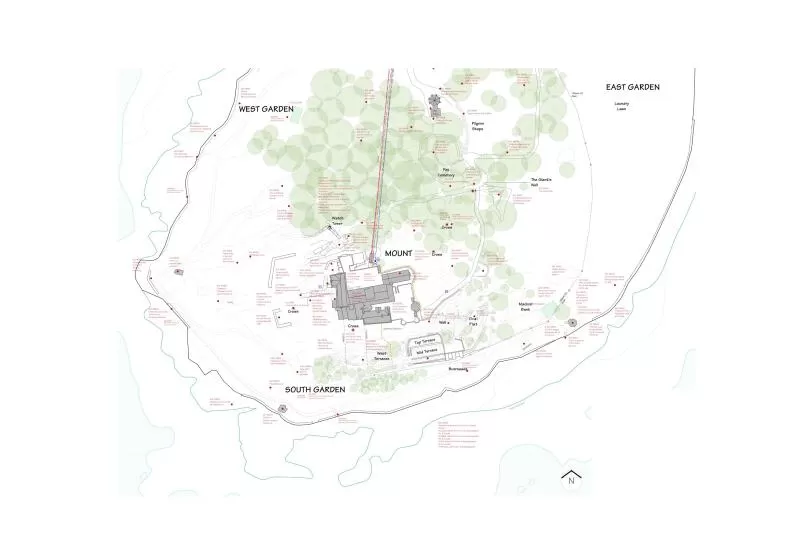 Architects Cornwall St Michaels Mount site plan 2 Custom