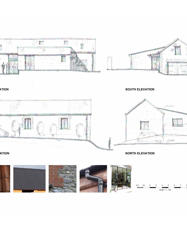 1307 Architects conversion southwest elevations v2