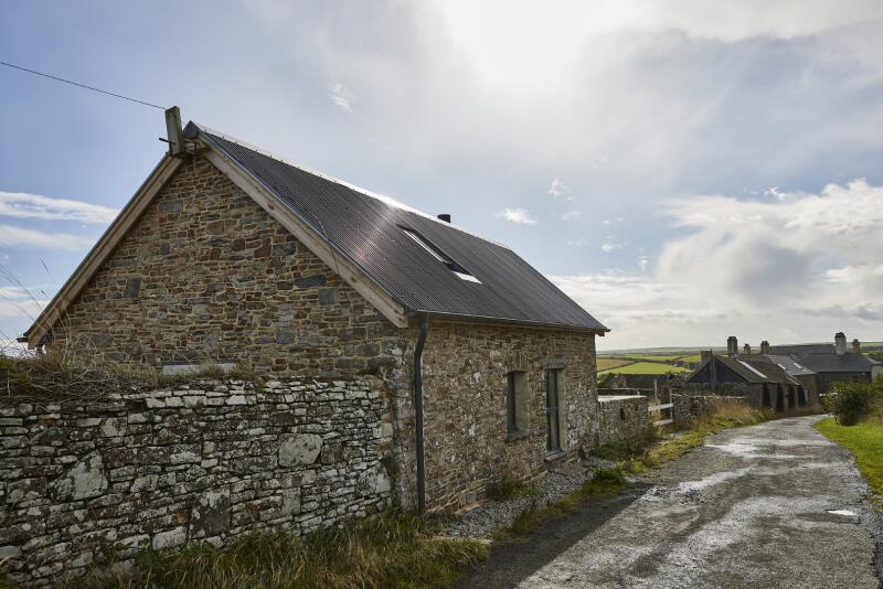 429 shop architects barn conversion stone barn dusk