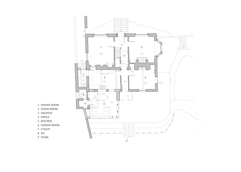 Architects listed house modern extension 1390 1
