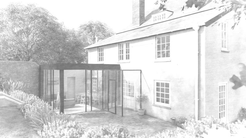 Architects listed house modern extension 1390 3