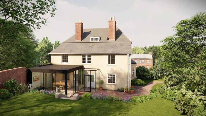 Architects listed house modern extension 1390 4