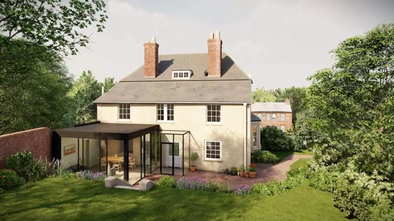 Architects listed house modern extension 1390 4