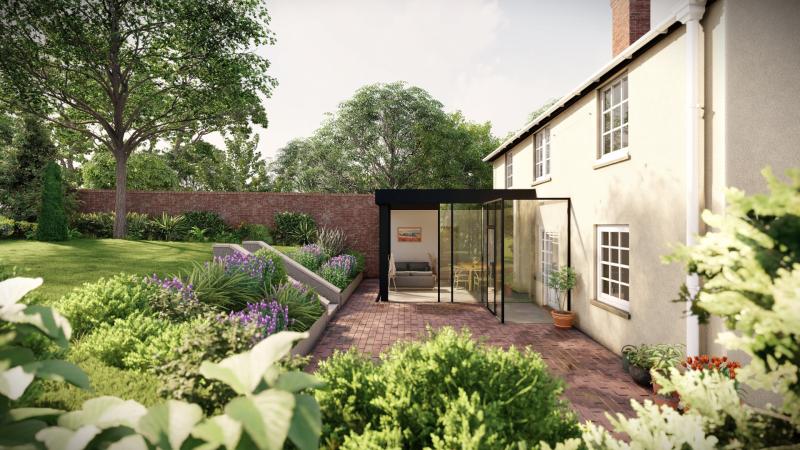 Architects listed house modern extension 1390