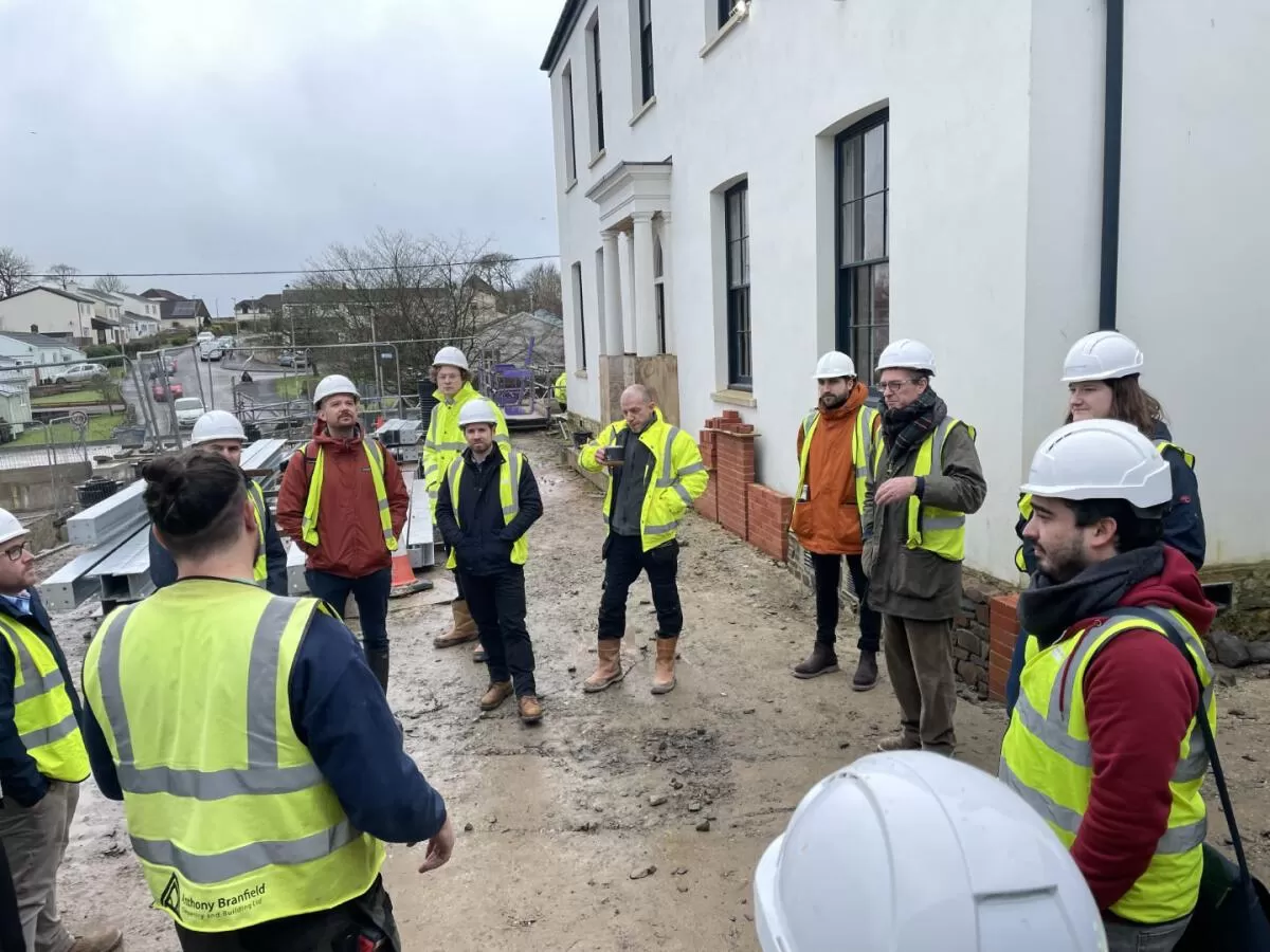 Architects team on site 3