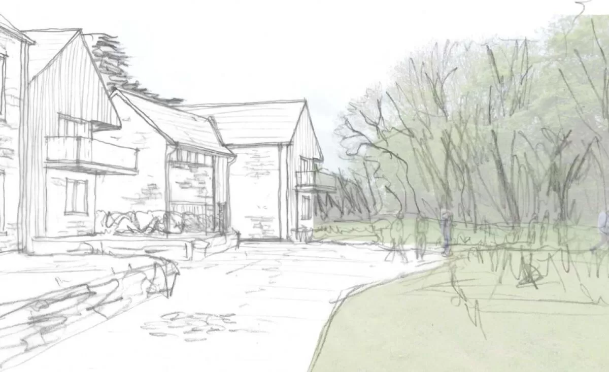 Scheduled monument development sketch